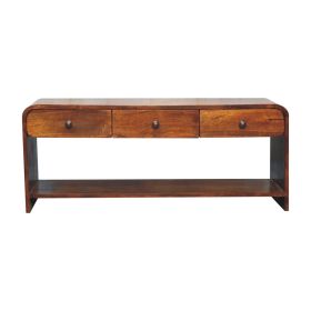 Artisan Furniture Solid Wood Aspen Slim Media Unit