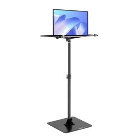 VEVOR Projector Floor Stand Adjustable Height from 30.3 to 63.4 in, DJ Equipment, Projector Mount with Tray, Ideal for Outdoor Movies, Home, Offi