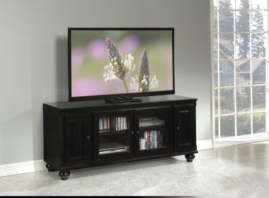 Ferla Black Finish TV Stand