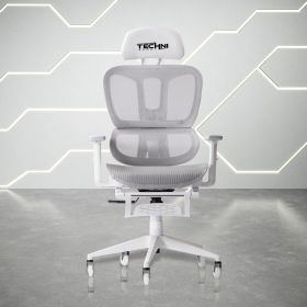 Techni Sport AIRFLEX2.0 White Mesh Gaming Chair (Color: as Pic)
