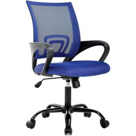 Mesh Swivel Office Desk Chair (Color: Blue)
